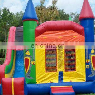 Inflatable bouncer combo with slide