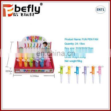 Promotional fragrance smell fan toy pen