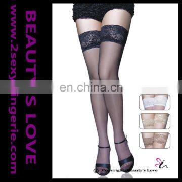 2015 Amazon's supplier hot wholesale cheapest black sexy lace women silk stockings