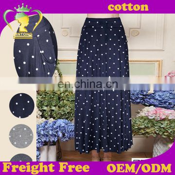 Wholesale Price Excellent Quality Unique Women Dot Maxi Long Skirt