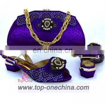 Latest Italian shoe and bag set african wedding women slipper shoe and bag set bruno giordano italian shoe and bag sets