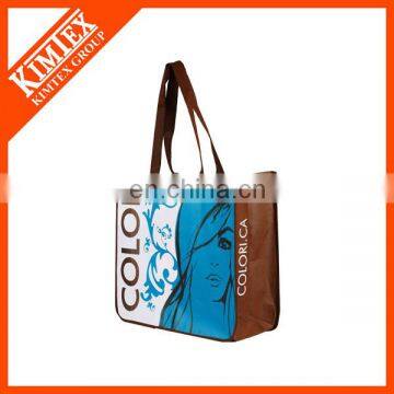 Shopping plastic printed non woven bag foldable