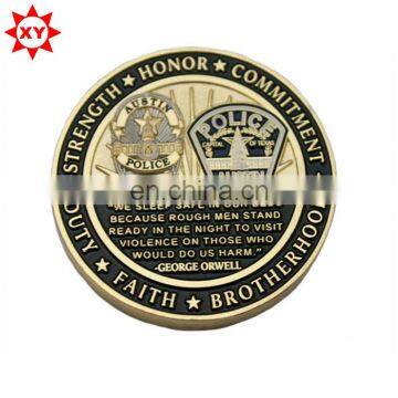 Finely processed custom singapore souvenir coin