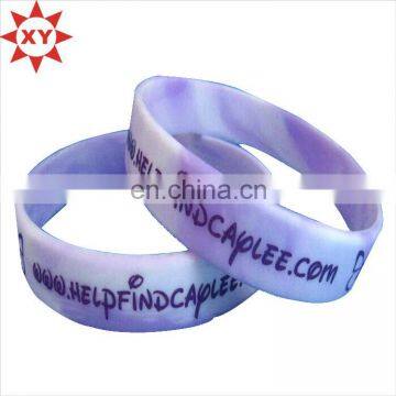 Logo design promotional glow in the dark wristbands for events