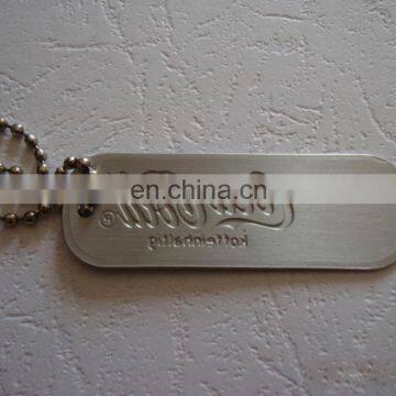 Blank Metal Dog Tag Bone Shape Logo Customized photo-5
