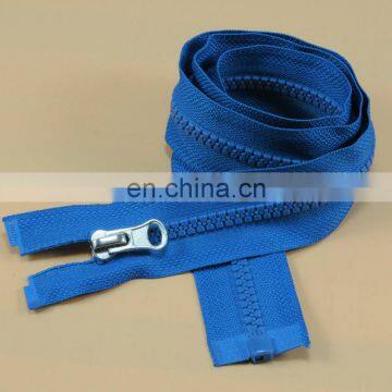 8# open end durable big teeth plastic zipper for home textile