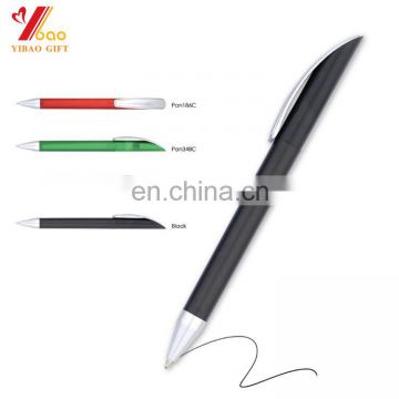 2017 Ccustom printing logo black color pen promotional ball point pen