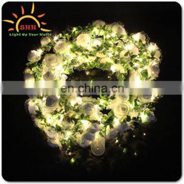 stylish led string lights flower headband made in China