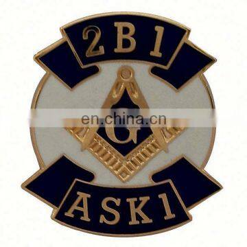 Wholesale Personalized Instore Square and Compasses Lapel Pin photo-2