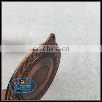 Cheap Custom Bronze Color Round Metal Sport Medal With Ribbon photo-2