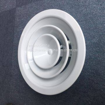 Round Ceiling Diffuser Parts With Damper Factory photo-2
