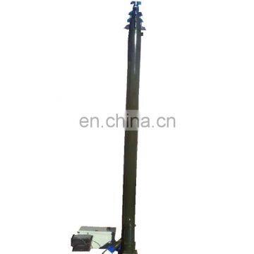 18m electric tripod high lighting telescoping mast