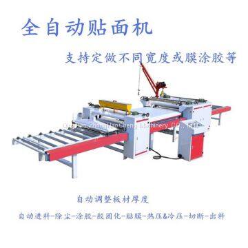 automatic cold glue rubber roller press one side double sides laminating machine