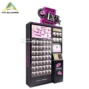 Touch Screen Lipstick Cosmetic Prize Game Gift Vending Machines With Adverting Display photo-3