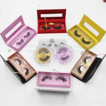 Private Logo Package High Quality cruelty free 3d mink eyelashes