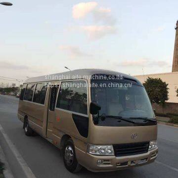 Toyota Coaster Minibus Japanese Used Bus 2016 Diesel Passenger Bus photo-3