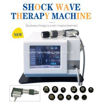 Portable physical pneuamatic shock wave therapy machine for body pain relief