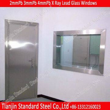 X-ray / CT / DR / MRI / NDT Room Lead Glass Window 2mmpb 3mmpb 4mmPb