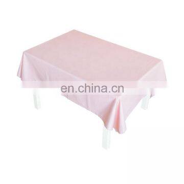 Quality guarantee durable pure color table protective table cover home decorative square round tablecloth