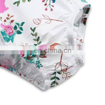 2019 Easter Day Long Sleeved Girls Flower Bunny Romper Bodysuits photo-5