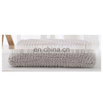 Barefoot Dreams Super Soft Zero Defect 100% Polyester Micro Feather Yarn Knit Bedcover Blanket Pillow Case Set Cushion Cover photo-2