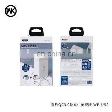 PC Environmentally Friendly US Socket QC3.0 Quick Charger Sing USB 3.0A photo-3