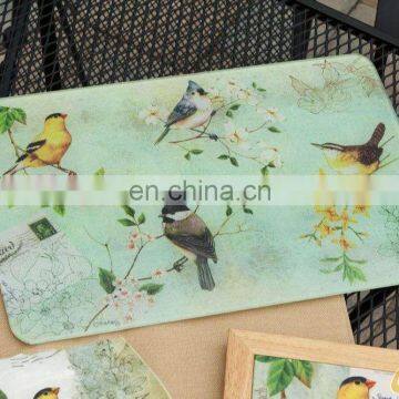 Kitchen Fruit Pattern Sublimation Coated hot sale Clear glass cutting board