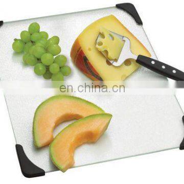 Tempered Frost Glass Cutting Board with Silk Screen Printing