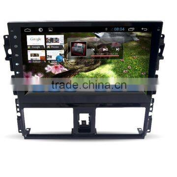 Factory directly !Dual core android 4.4 car dvd player for Toyota Vios +OEM+DVR !