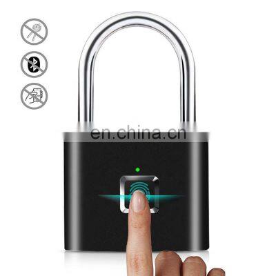 Fingerprint Lock Keyless Waterproof Anti-Theft Smart Lock Fingerprint Padlock Zinc Alloy Intelligent Safety Electronic DoorLock