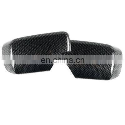 Rearview Mirror Covers For BMW E46 Car Styling Carbon Fiber Wing Door Rearview Heated Mirrors Cap 51168238375 51168238376 ABS photo-5