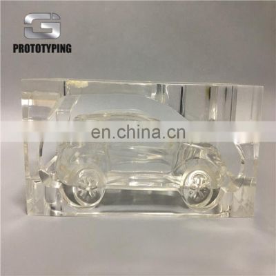 CNC clear acrylic perfume bottle art craft decoration custom acrylic parts