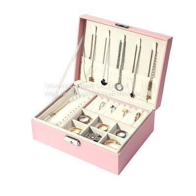 Custom Simple Jewelry Packaging Leather Box Accessories Watch Display Storage Box photo-4