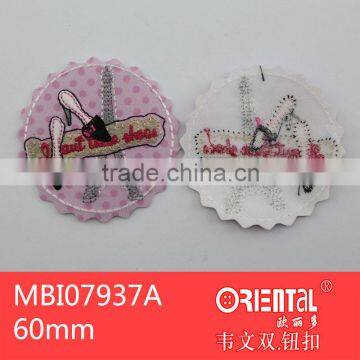 Iron on Lovely High Heeled Shoes Embroidery Patch photo-5
