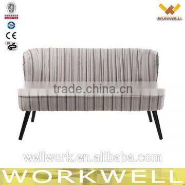 WorkWell Cotton Linen mixed upholstered living room sofa kw-D4218