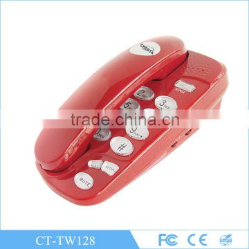 new mode red trimline telephone caller id desktop hotel trimline telephone