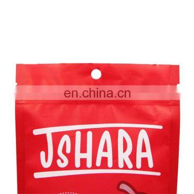 Factory Outlet Stand up Transparent Zipper Lock Matte Spice Powder Packaging Bag photo-3