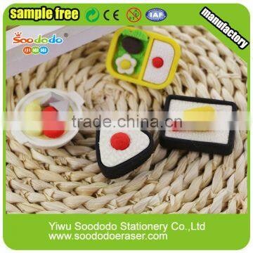 Mini Camping Food Shaped 3D Eraser/Collectible Erasers