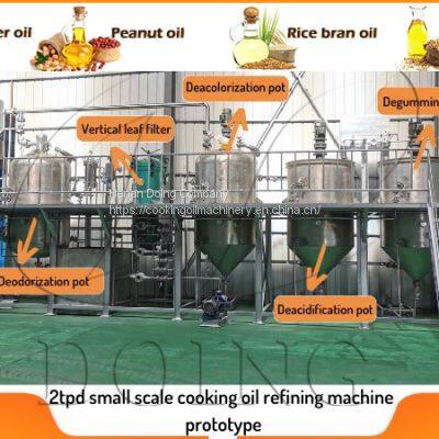 Small Edible Oil Refinery Plant Edible Oil Refining Machine Edible Oil Deodorizer