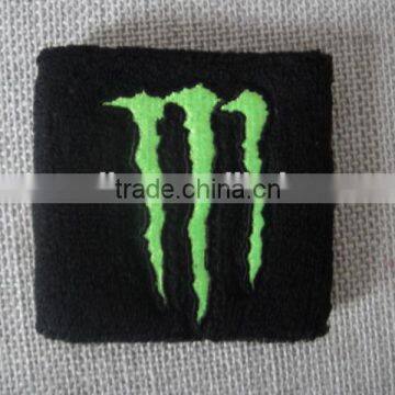 Wholesale custom woven cotton terry wristband