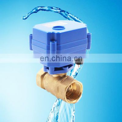 5v 12v 85-220v 9-35v 1/4' 1/2' 3/4' 1' ball electric motorised motor operated control valve  for irrigation