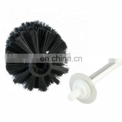 Factory Direct Discount Bathroom Stainless Steel Black Toilet Brush With Cheap Toilet Bursh Brush Head At Wholesale Price