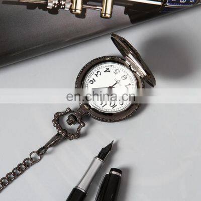 GOHUOS 2020 New Pocket Watches Chain Round Quartxz Business Large Dial Wrist Watches photo-3
