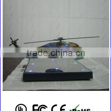 Customized desk decoration knick- knack , AC adaptor floating helicopter model toy