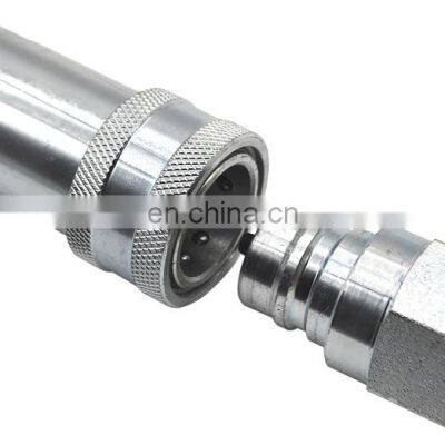 KZF ISO7241-B Ball Locking Type Stainless Steel Hydraulic Quick Release Coupler photo-2