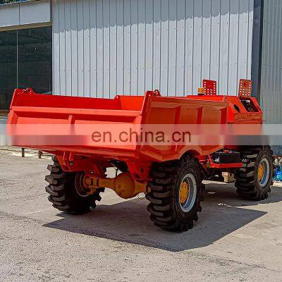 New Designed FCD60 Cheap Price 4x4 Mini Wheel Dumper 6 Ton 8 Ton Agricultural Dump Truck From China photo-4