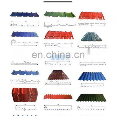 SGCC DX51 Z140 Building Steel Material Cold Rolled Ppgi Color Coated Painted Corrugated Metal Galvanized Iron Roof Sheets Price photo-5