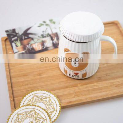 Disposable Coffee Hotel Airline Paper Cup Cover Lid Disposable Icecream Paper Cups Lids photo-2