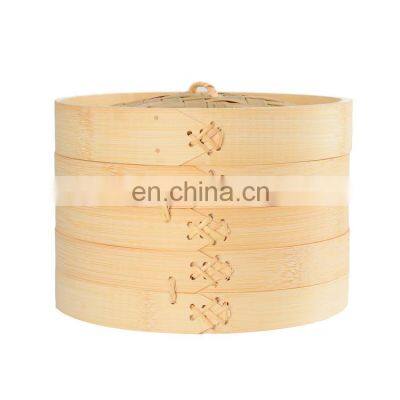 Eco Friendly Food Mini Bamboo Steamer Favors With Chopsticks Kitchen Dim Sum Mini 8 Inch 2 Tier 12inch Large Bamboo Steamer