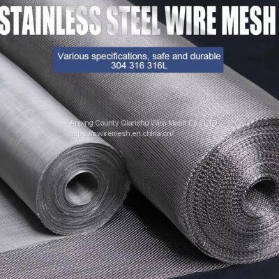 304 316 316L Stainless Steel Hardware Cloth Filter Mesh Woven Stainless Steel Mesh Stainless Steel Wire Mesh photo-3